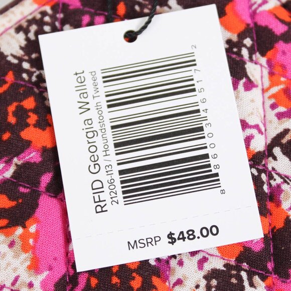 Vera Bradley RFID Georgia Wallet Houndstooth NWT - Picture 4 of 7